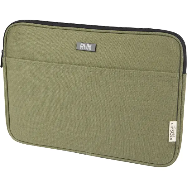 Custodia porta pc 14'' canvas riciclato Oliva - Immagine 12