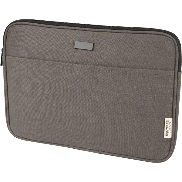 Custodia porta pc 14'' canvas riciclato Oliva - Immagine 16