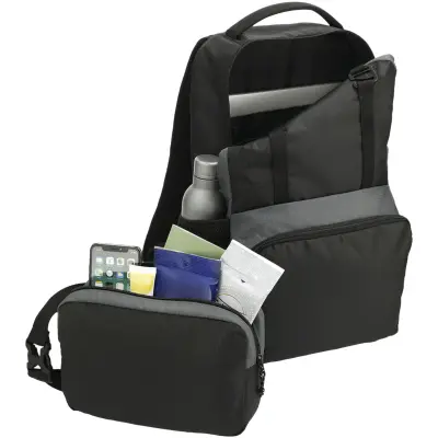 Trailhead 15'' GRS recycled lightweight laptop backpack 14L - Immagine 7