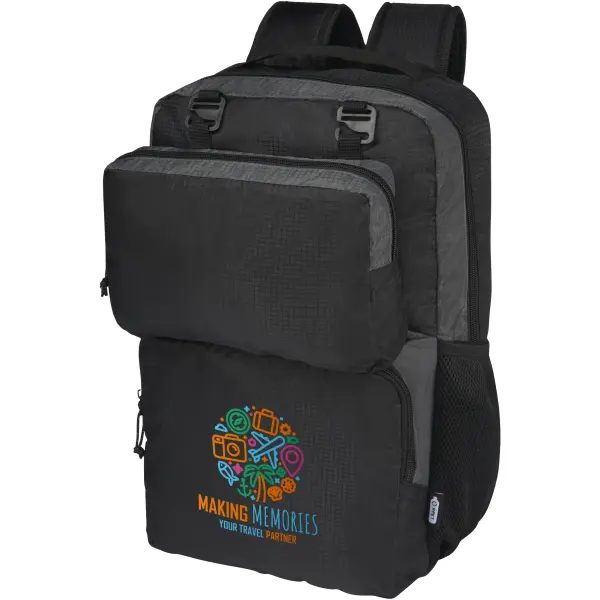 Trailhead 15'' GRS recycled lightweight laptop backpack 14L - Immagine 4