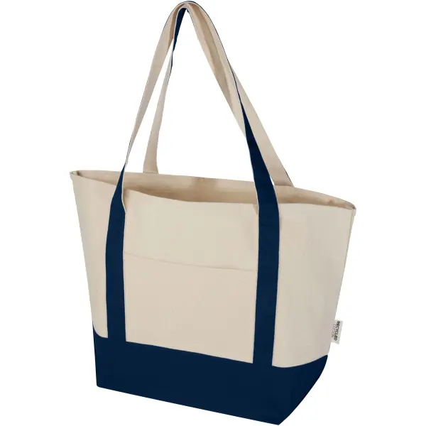 Tote bag in cotone riciclato da 320 g/m2 Sam - Immagine 9