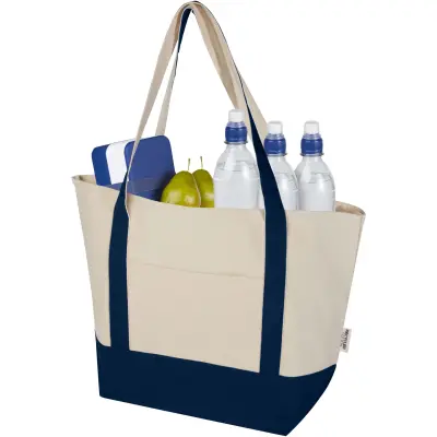 Tote bag in cotone riciclato da 320 g/m2 Sam - Immagine 13
