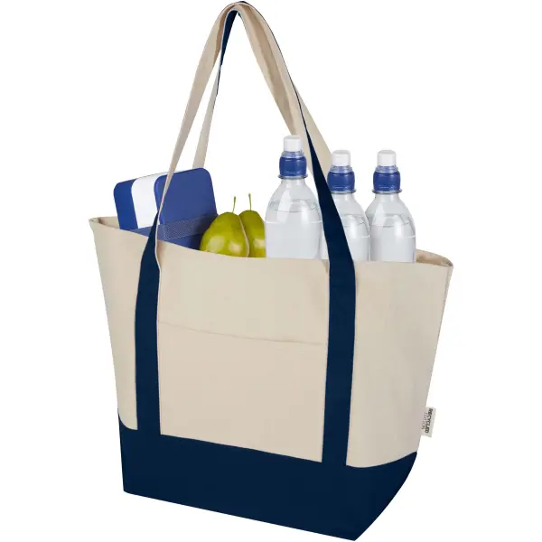 Tote bag in cotone riciclato da 320 g/m2 Sam - Immagine 13
