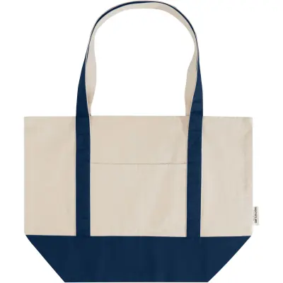 Tote bag in cotone riciclato da 320 g/m2 Sam - Immagine 10
