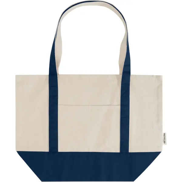 Tote bag in cotone riciclato da 320 g/m2 Sam - Immagine 10