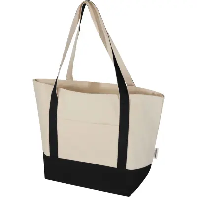 Tote bag in cotone riciclato da 320 g/m2 Sam - Immagine 16