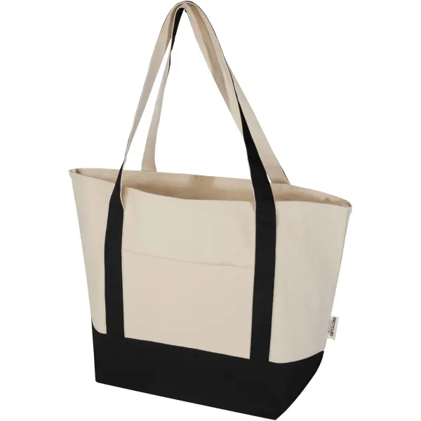 Tote bag in cotone riciclato da 320 g/m2 Sam - Immagine 16