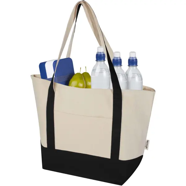 Tote bag in cotone riciclato da 320 g/m2 Sam - Immagine 20