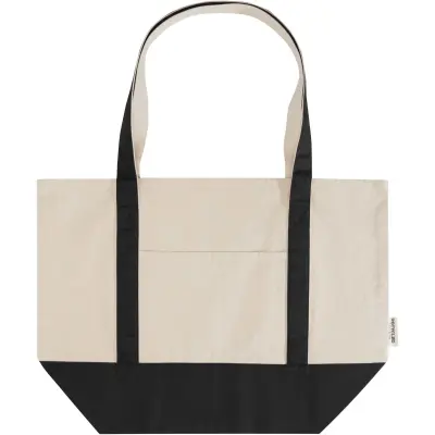Tote bag in cotone riciclato da 320 g/m2 Sam - Immagine 17