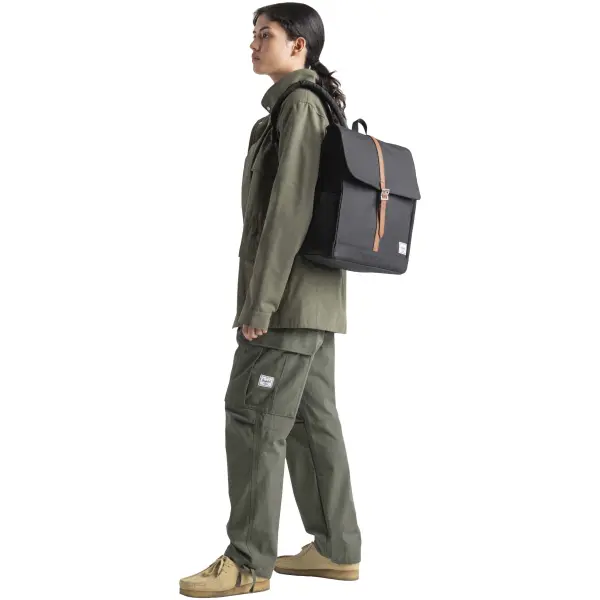 Zaino in materiale riciclato HERSCHEL CITY 16L con stampa - Immagine 3