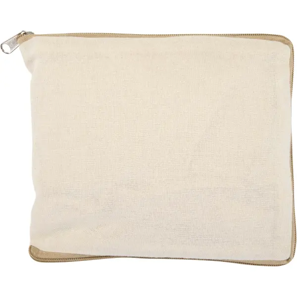 Tote bag pieghevole in cotone riciclato GRS 7L Sierra - Immagine 6