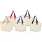 Tote bag pieghevole in cotone riciclato GRS 7L Sierra - Anteprima 2