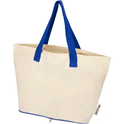 Tote bag pieghevole in cotone riciclato GRS 7L Sierra - Immagine 13
