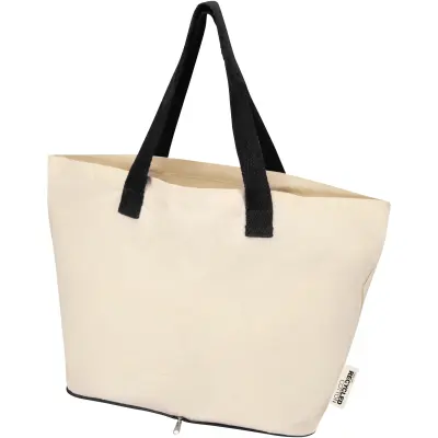 Tote bag pieghevole in cotone riciclato GRS 7L Sierra - Immagine 23