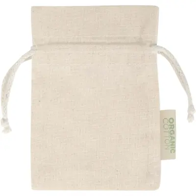 Sacchetto regalo in tessuto biologico 15x10cm Odisha - Immagine 2
