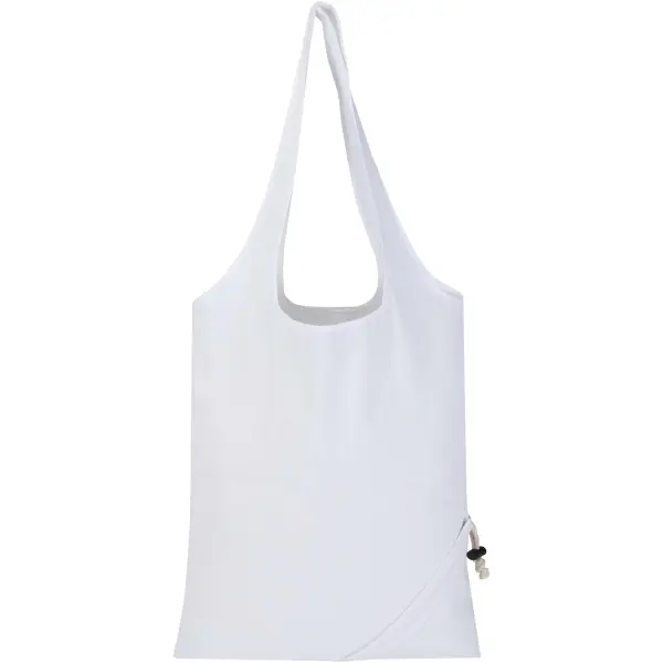 Borsa tote pieghevole in misto cotone riciclato GRS Madras Blend 7L - Immagine 4