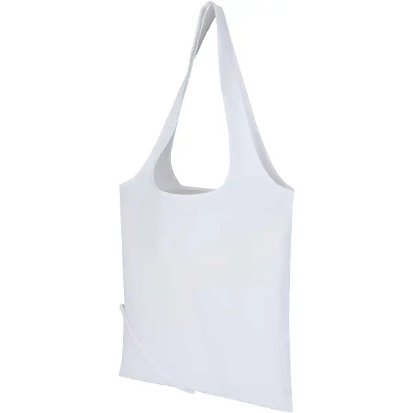 Borsa tote pieghevole in misto cotone riciclato GRS Madras Blend 7L - Immagine 6