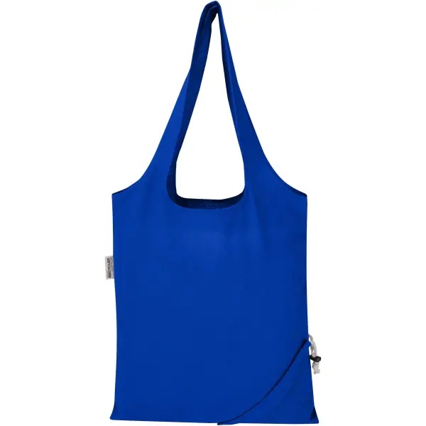 Borsa tote pieghevole in misto cotone riciclato GRS Madras Blend 7L - Immagine 25
