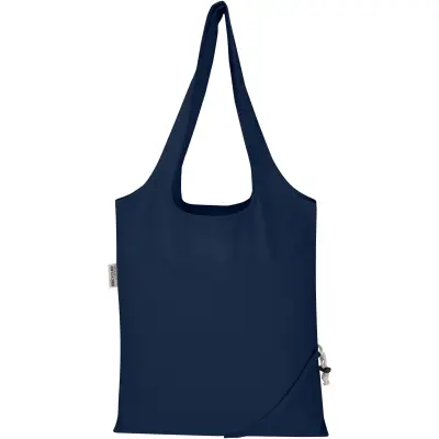 Borsa tote pieghevole in misto cotone riciclato GRS Madras Blend 7L - Immagine 32