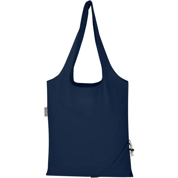 Borsa tote pieghevole in misto cotone riciclato GRS Madras Blend 7L - Immagine 32