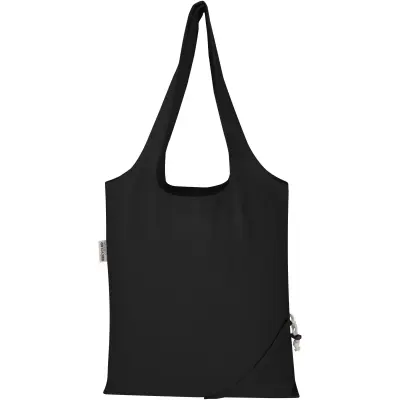 Borsa tote pieghevole in misto cotone riciclato GRS Madras Blend 7L - Immagine 39