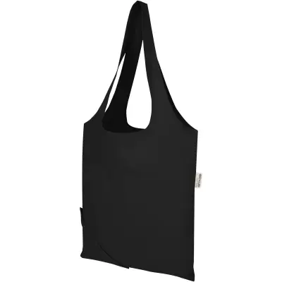 Borsa tote pieghevole in misto cotone riciclato GRS Madras Blend 7L - Immagine 41