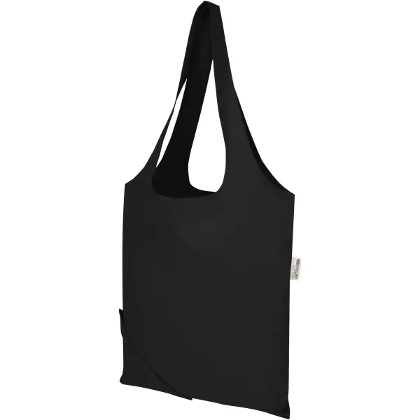 Borsa tote pieghevole in misto cotone riciclato GRS Madras Blend 7L - Immagine 41