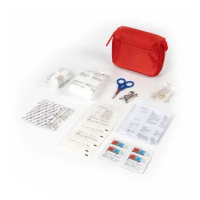 Kit di primo soccorso BASIC 31 pezzi in nylon con stampa del tuo logo - Immagine 2