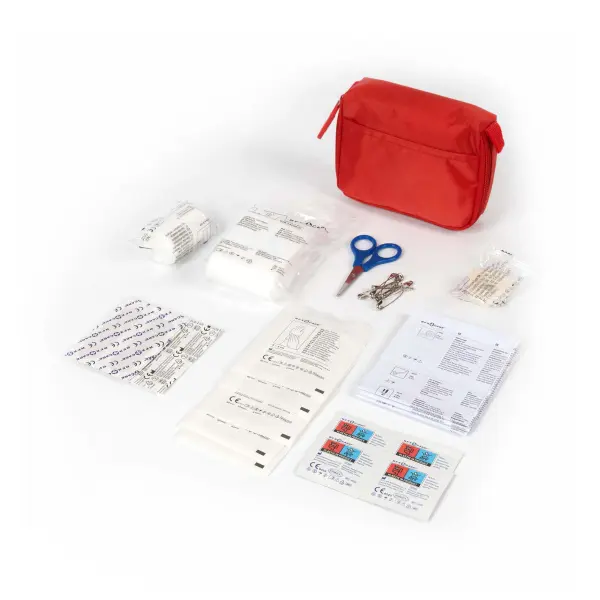 Kit di primo soccorso BASIC 31 pezzi in nylon con stampa del tuo logo - Immagine 2