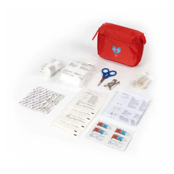 Kit di primo soccorso BASIC 31 pezzi in nylon con stampa del tuo logo - Immagine 5