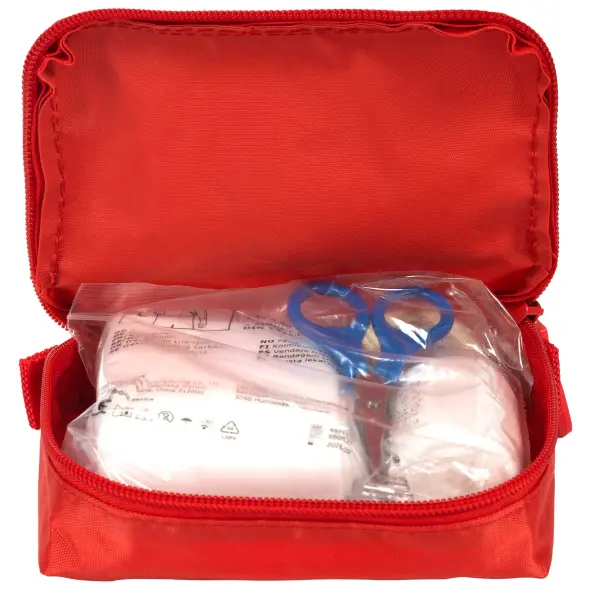 Kit di primo soccorso BASIC 31 pezzi in nylon con stampa del tuo logo - Immagine 6