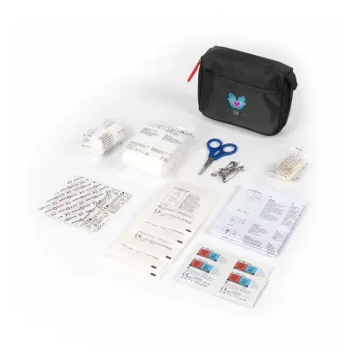 Kit di primo soccorso BASIC 31 pezzi in nylon con stampa del tuo logo - Immagine 10