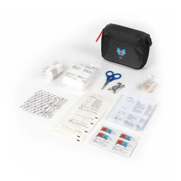 Kit di primo soccorso BASIC 31 pezzi in nylon con stampa del tuo logo - Immagine 10