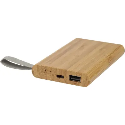 Power bank da 5000 mAh in bamboo Tulda