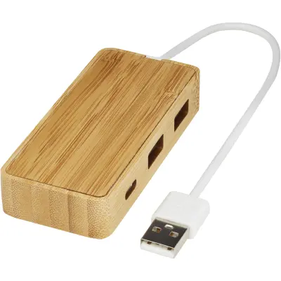 Hub USB in bamboo Tapas
