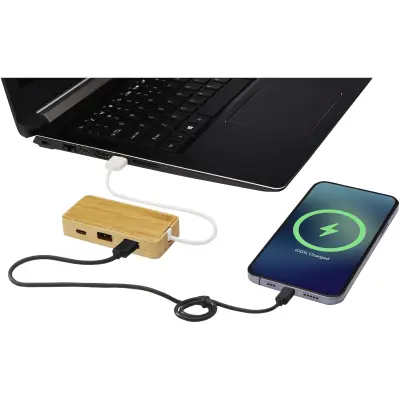 Hub USB in bamboo Tapas - Immagine 6
