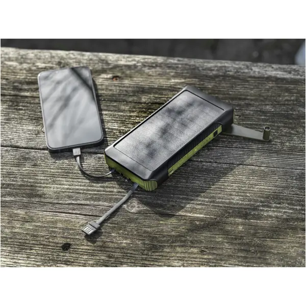 Power bank a dinamo solare da 10.000 mAh Soldy - Immagine 2