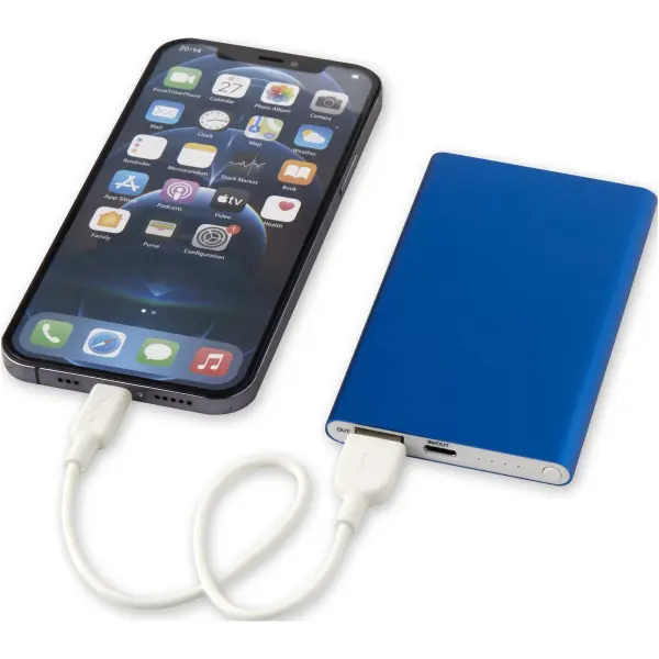 Pep 4000 mAh Type-C recycled aluminium power bank - Immagine 16