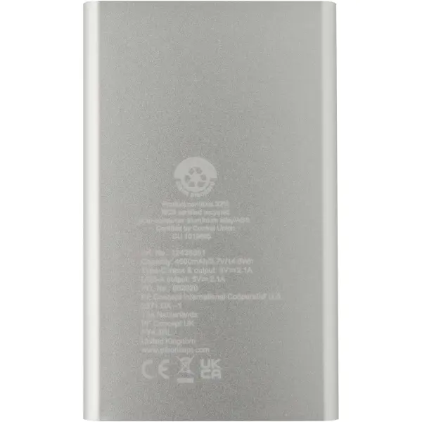 Pep 4000 mAh Type-C recycled aluminium power bank - Immagine 20