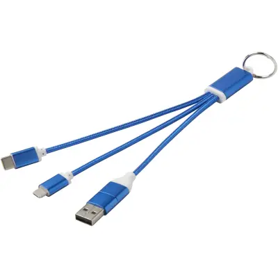 Cavo di ricarica in alluminio 4 in 1 e portachiavi Metal - Immagine 8