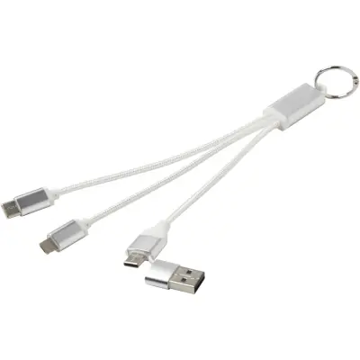 Cavo di ricarica in alluminio 4 in 1 e portachiavi Metal - Immagine 19