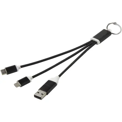 Cavo di ricarica in alluminio 4 in 1 e portachiavi Metal - Immagine 20