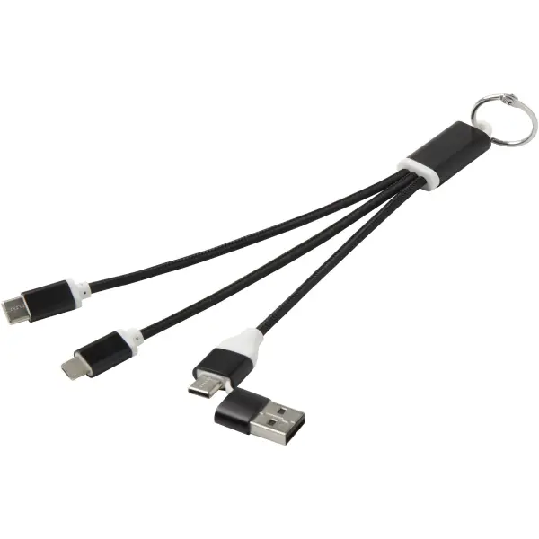 Cavo di ricarica in alluminio 4 in 1 e portachiavi Metal - Immagine 25