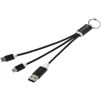 Cavo di ricarica in alluminio 4 in 1 e portachiavi Metal - Immagine 22