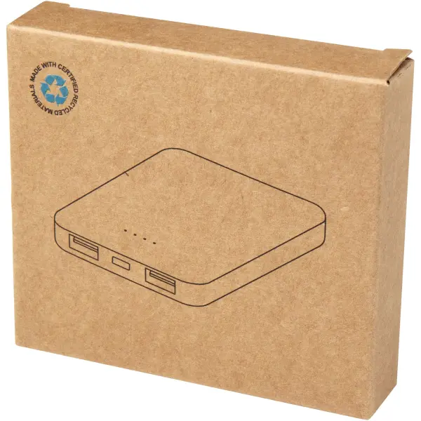 Power bank 5000 mAh Tipo C in plastica riciclata Asama - Immagine 6
