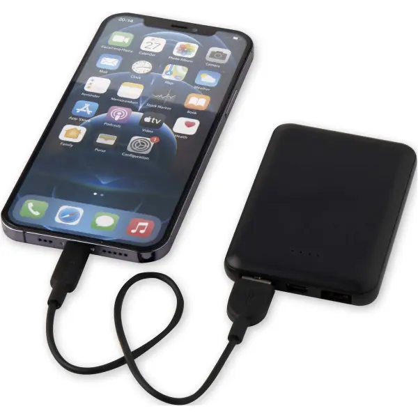 Power bank 5000 mAh Tipo C in plastica riciclata Asama - Immagine 40
