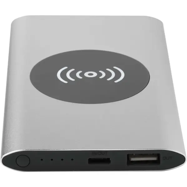 Juice 4000 mAh Type-C recycled aluminium wireless power bank - Immagine 23