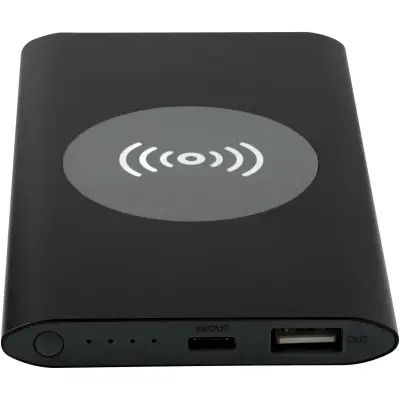Juice 4000 mAh Type-C recycled aluminium wireless power bank - Immagine 31