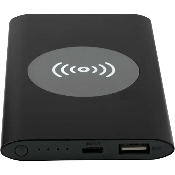 Juice 4000 mAh Type-C recycled aluminium wireless power bank - Immagine 31
