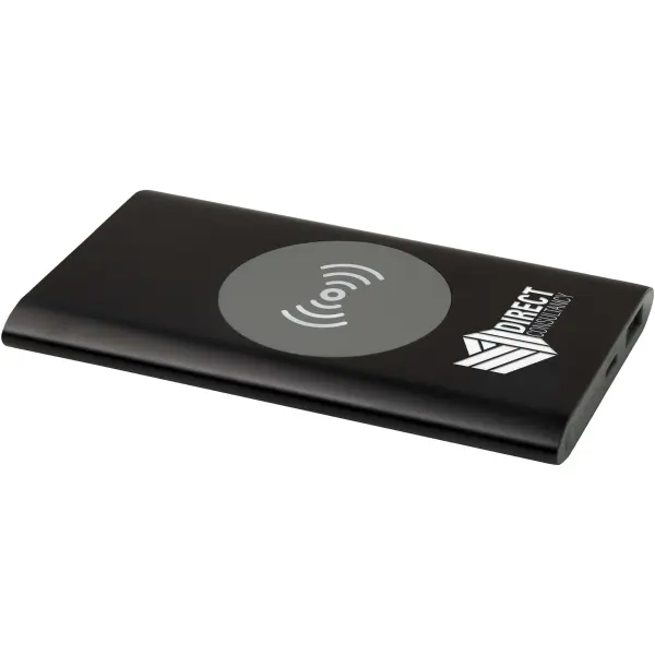Juice 4000 mAh Type-C recycled aluminium wireless power bank - Immagine 29